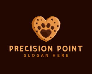 Heart Paw Cookie logo design