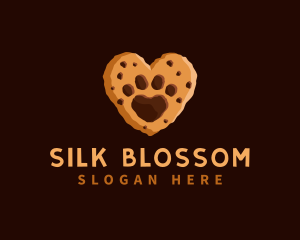 Heart Paw Cookie logo design