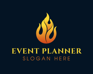 Flame Fire Blazing Logo