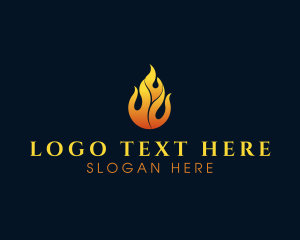 Ignite - Flame Fire Blazing logo design