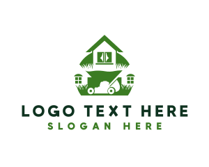 Tool - Lawn Mower Garden Maintenance logo design