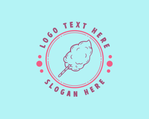 Cotton Candy - Sweet Cotton Candy logo design