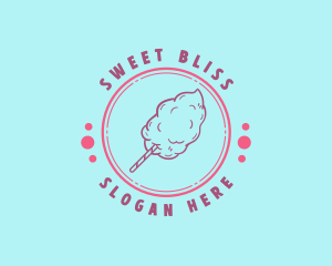 Sweet Cotton Candy logo design