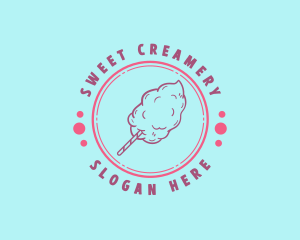 Sweet Cotton Candy logo design