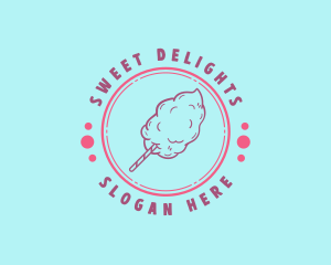 Sweet Cotton Candy logo design