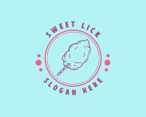 Sweet Cotton Candy logo design