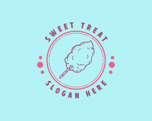 Bonbon - Sweet Cotton Candy logo design