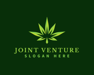 Cannabis Leaf Hemp logo design