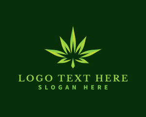 Cannabis Leaf Hemp Logo