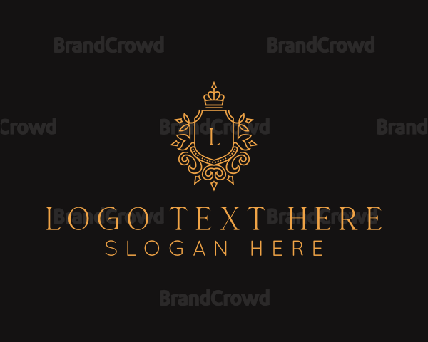 Elegant Royalty Shield Logo