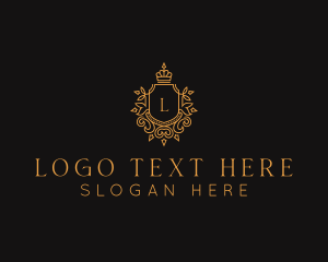 Fashion - Elegant Royalty Shield logo design