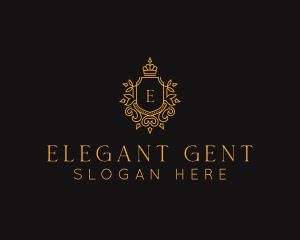 Elegant Royalty Shield logo design