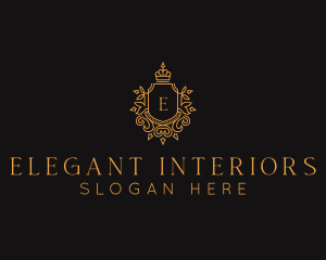 Elegant Royalty Shield logo design