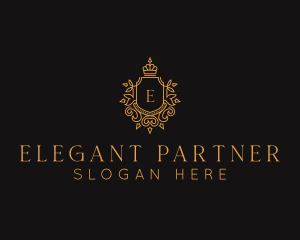 Elegant Royalty Shield logo design