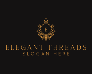 Elegant Royalty Shield logo design