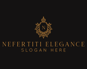 Elegant Royalty Shield logo design