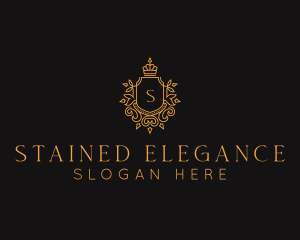 Elegant Royalty Shield logo design