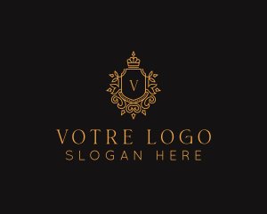 College - Elegant Royalty Shield logo design