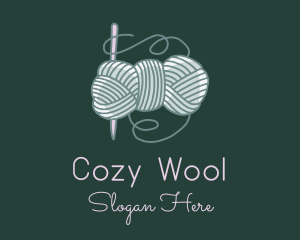 Wool - Wool Crochet Hook logo design