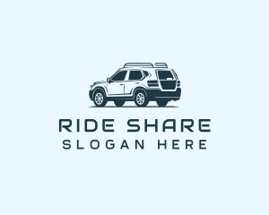 Carpool - Car Vehicle SUV logo design