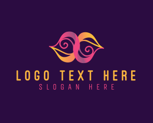 Creative Agency - Infinity Loop Swirl logo design