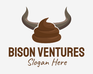 Bull Horn Crap logo design