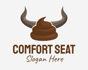 Stool - Bull Horn Crap logo design