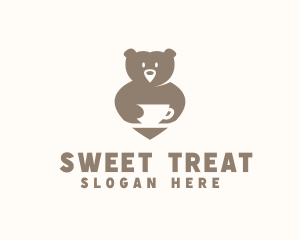 Bear Mug Coffee logo design