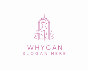 Yoga Meditation Wellness Logo