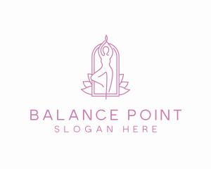 Yoga Meditation Wellness logo design