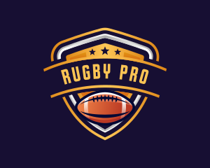 Rugby Football Sports logo design