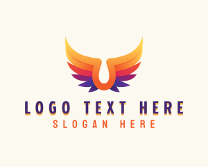 Winged - Holy Spiritual Angel logo design