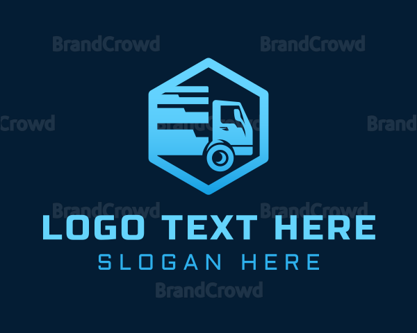 Hexagon Trucking Express Logo