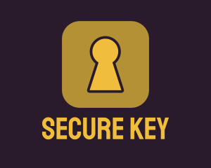 Secure Lock App logo design