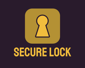 Lock - Secure Lock App logo design