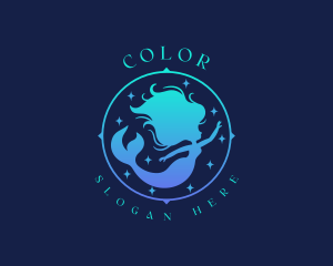 Siren Ocean Mermaid Logo