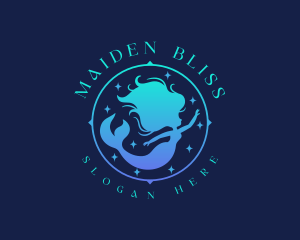 Siren Ocean Mermaid logo design