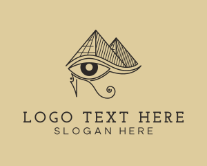Egyptian - Egyptian Pyramid Eye logo design