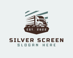 Trail - Trailer Truck Speed Delivery logo design