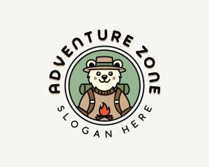 Adventure Bear Camper logo design