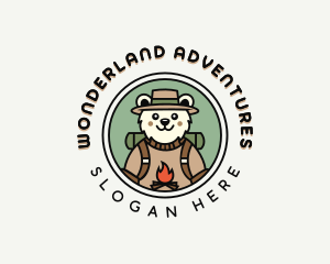 Adventure Bear Camper logo design