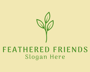 Green Seedling Plant Logo