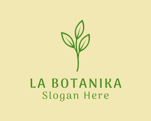 Green Seedling Plant Logo