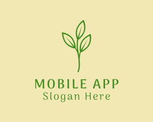 Green Seedling Plant Logo