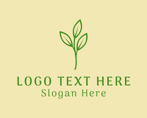 Green Seedling Plant Logo