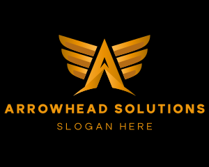 Flight Aviation Wings logo design