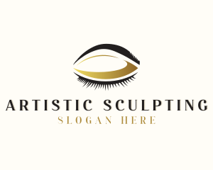  Makeup Artist Eyelashes Beautician  logo design