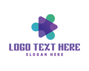 Technology - Technology Media Play logo design