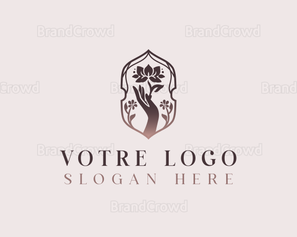 Flower Boutique Fashion Logo