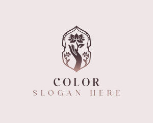 Flower Boutique Fashion Logo